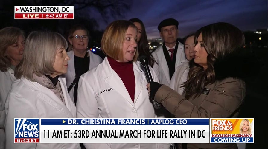 Pro-life OBGYNs gather at 53rd Annual March for Life rally in DC