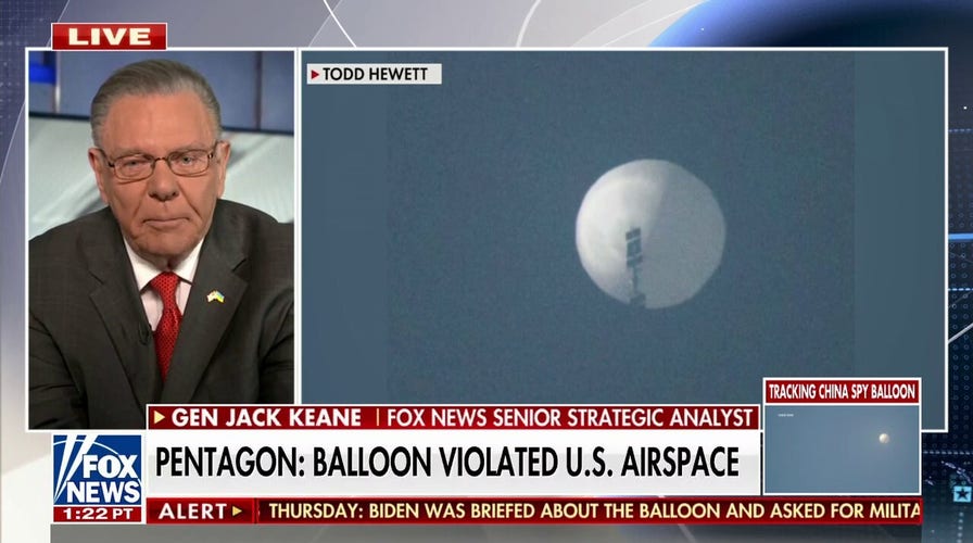 Gen. Jack Keane: We didn’t just know about Chinese balloon yesterday
