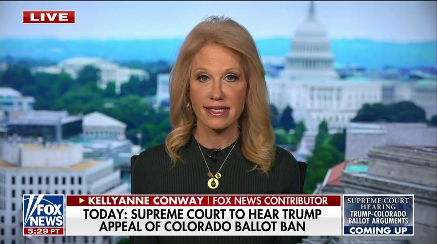 Kellyanne Conway blasts efforts to remove Trump from ballot