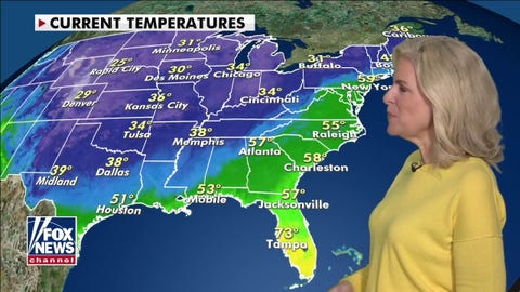National weather forecast: Freeze advisories in effect from Texas to Great Lakes