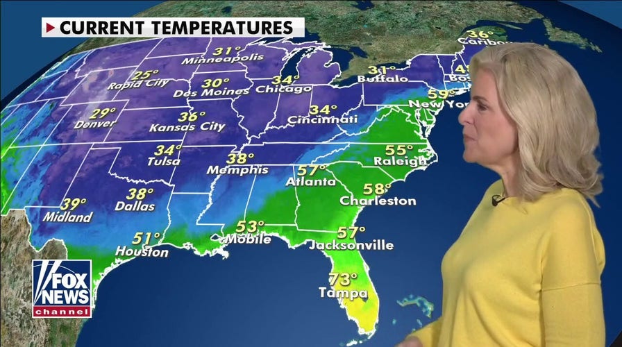 National weather forecast, April 21