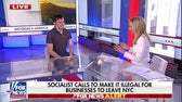 Socialist calls for it to be illegal for businesses to leave New York City