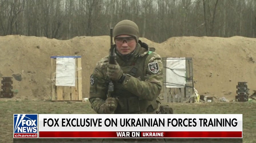 Fox gets exclusive look into Ukrainian forces training