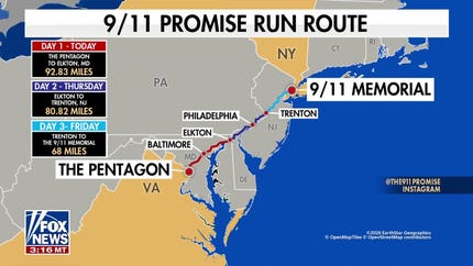 240-mile relay honors lives lost in 9/11 attacks