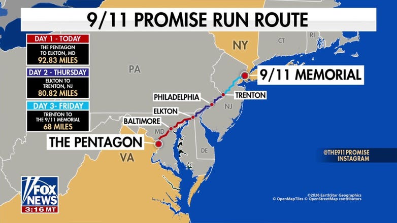 240-mile relay honors lives lost in 9/11 attacks