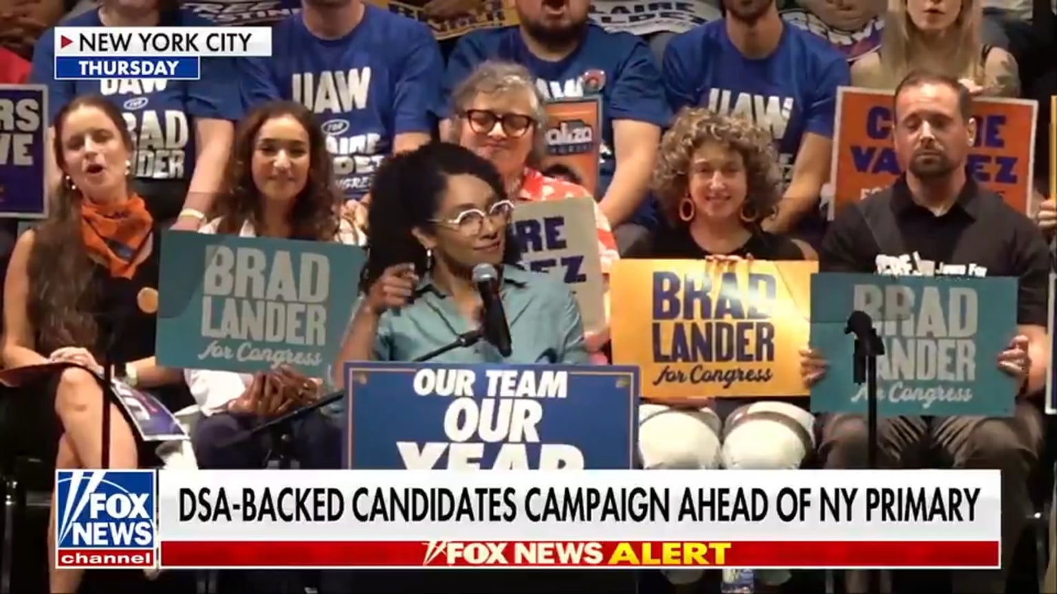 DSA-backed Democratic candidates campaign ahead of New York primary