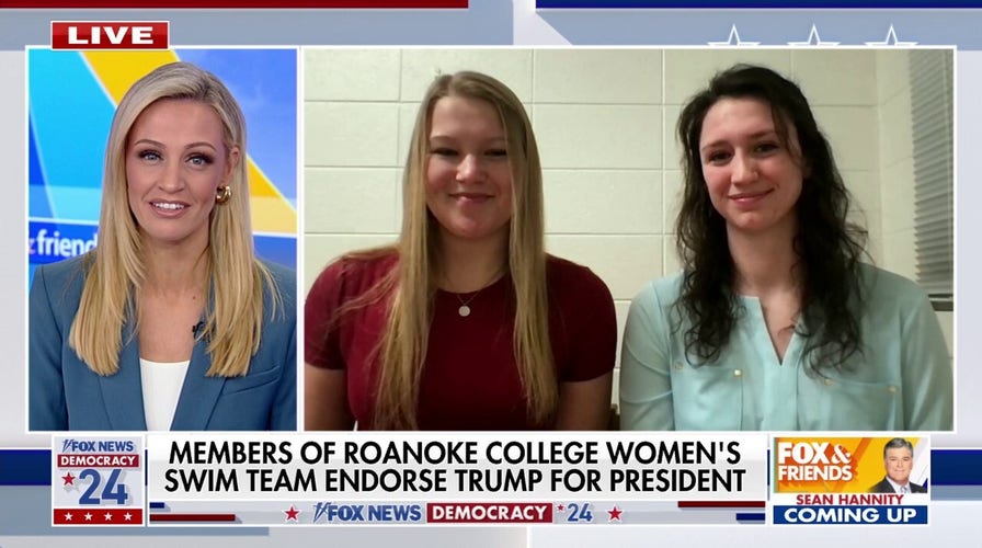 Female college athletes endorse Trump over transgender sports issue