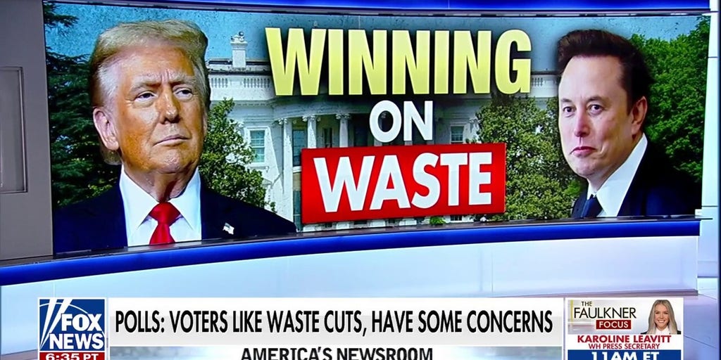 Fox News polls: Voters in favor of cutting government waste, but have concerns