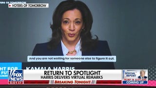 Harris begs young voters to not 'stay home' in November in taped message at youth voter event
