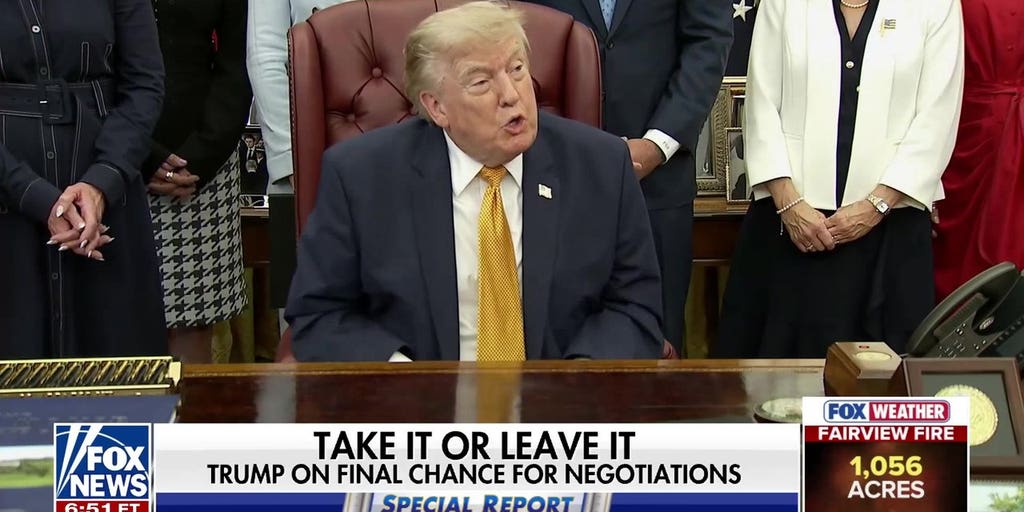 Trump issues ‘last chance’ warning to Iran