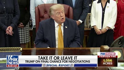 Trump issues ‘last chance’ warning to Iran