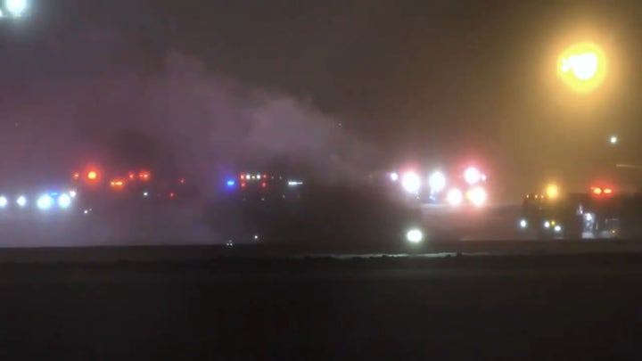 Emergency vehicles surround Maine plane crash site; 6 dead