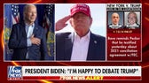 Biden says he is 'happy to debate Trump' ahead of November