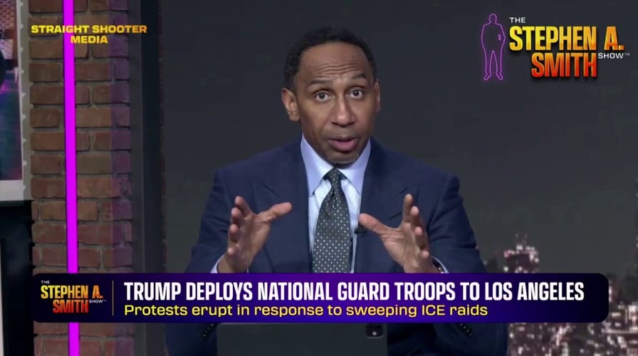 Stephen A. Smith warns Newsom may destroy his own presidential ambitions by opposing Trump's illegal immigration crackdown