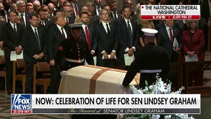 Lindsey Graham's funeral attended by US politicians, world leaders
