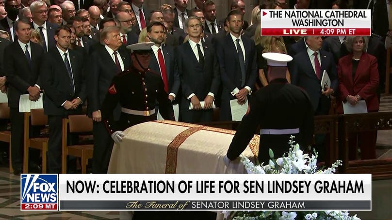 Lindsey Graham's funeral attended by US politicians, world leaders