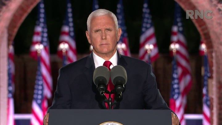 Mike Pence: Reelect Donald Trump and with God's help we'll make America great again, again