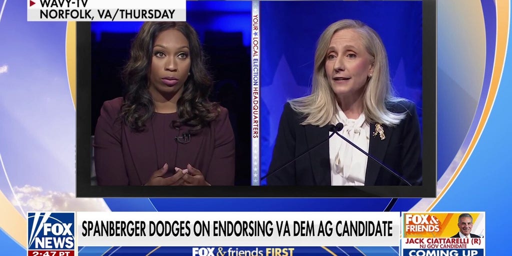 Spanberger dodges questions on embattled AG candidate in VA gubernatorial debate