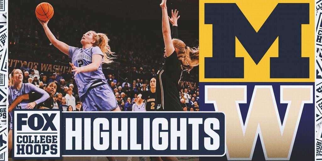 No. 6 Michigan Wolverines vs. Washington Huskies Highlights 🏀 FOX College Hoops