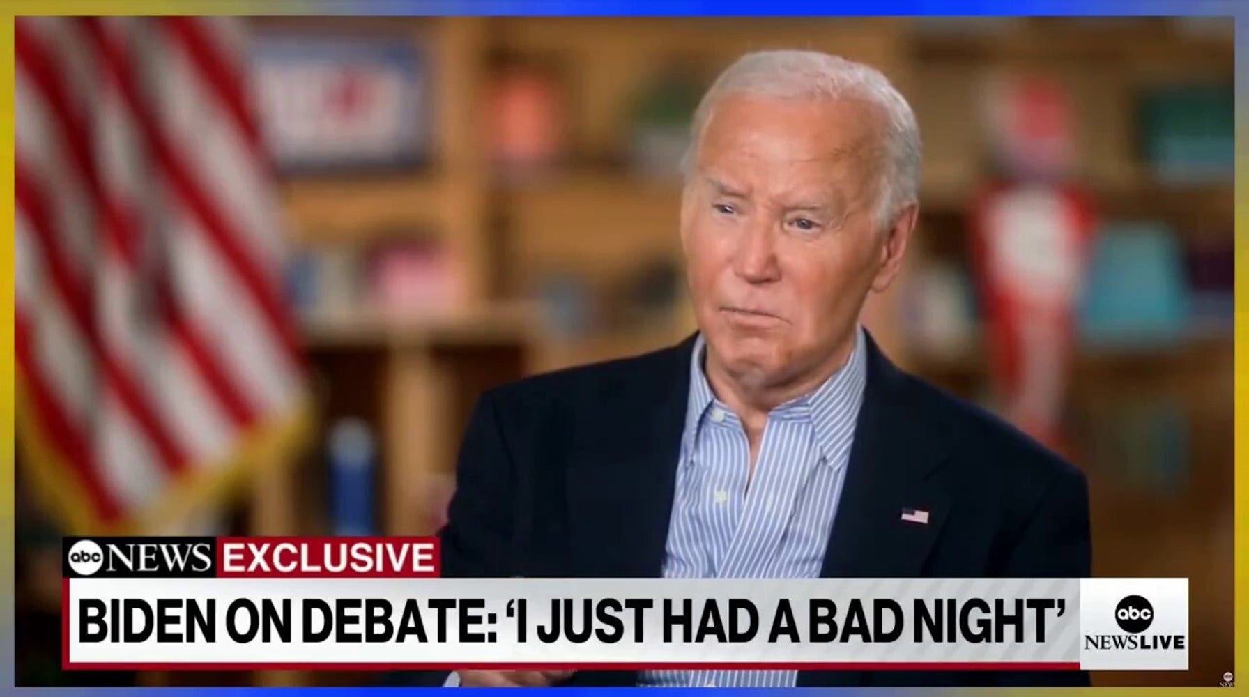 Biden Blames Trump's 'Shouting' for Debate Debacle, Declares Himself 'Most Qualified'