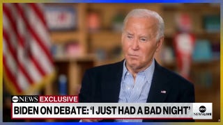 Biden blames Trump's alleged 'shouting' for debate debacle - Fox News