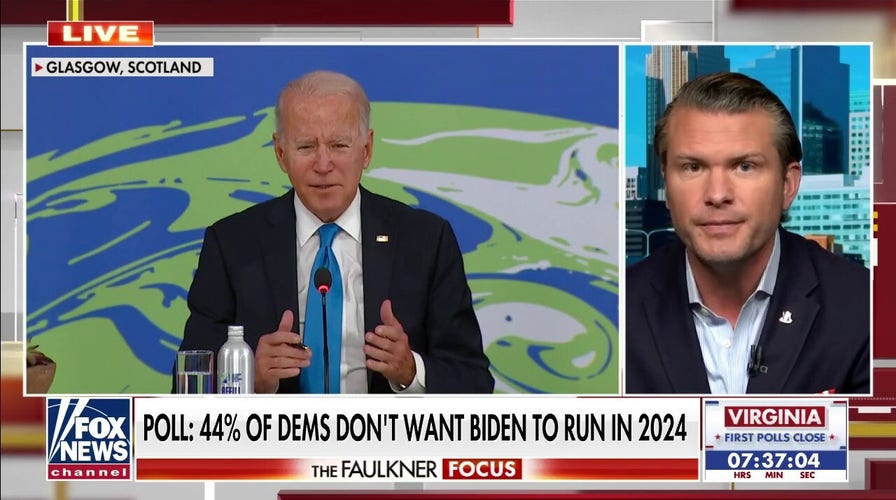Poll indicates 44% of Democrats don't want Biden to run for reelection