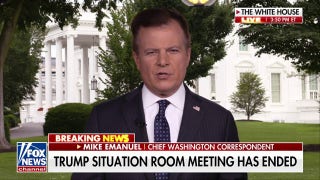 President Trump’s situation room meeting has concluded