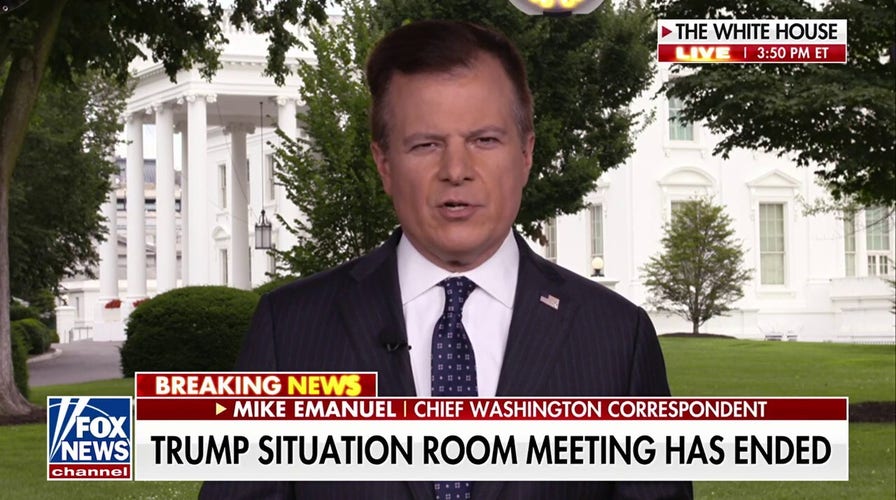 President Trump’s situation room meeting has concluded
