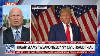 Matt Whitaker: The left is trying to 'weaken' Donald Trump to influence 2024 election