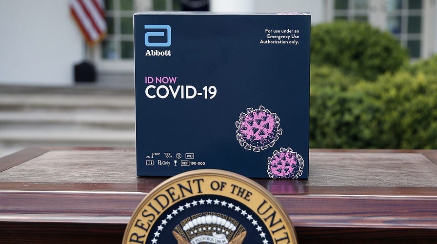 Trump unveils new rapid coronavirus test kit that gives results in 5 minutes