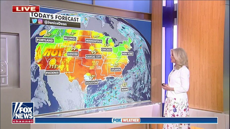 National weather forecast for June 16