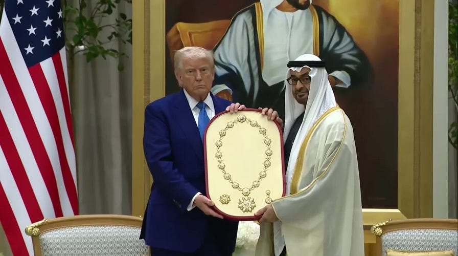 President Donald Trump is awarded UAE's highest civilian honor