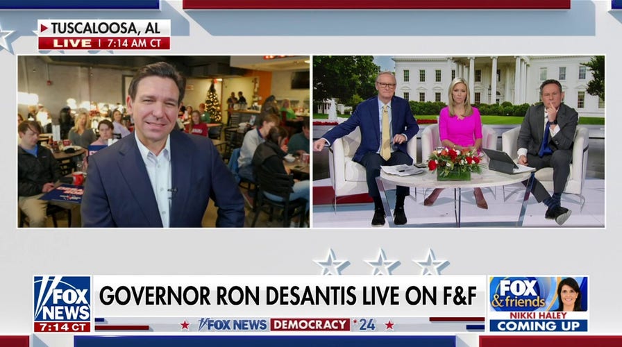 Ron DeSantis hits at Trump for failing to attend debates: 'He owes it to show up'