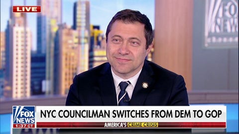 NYC councilman switches parties over Democrats' soft-on-crime policies