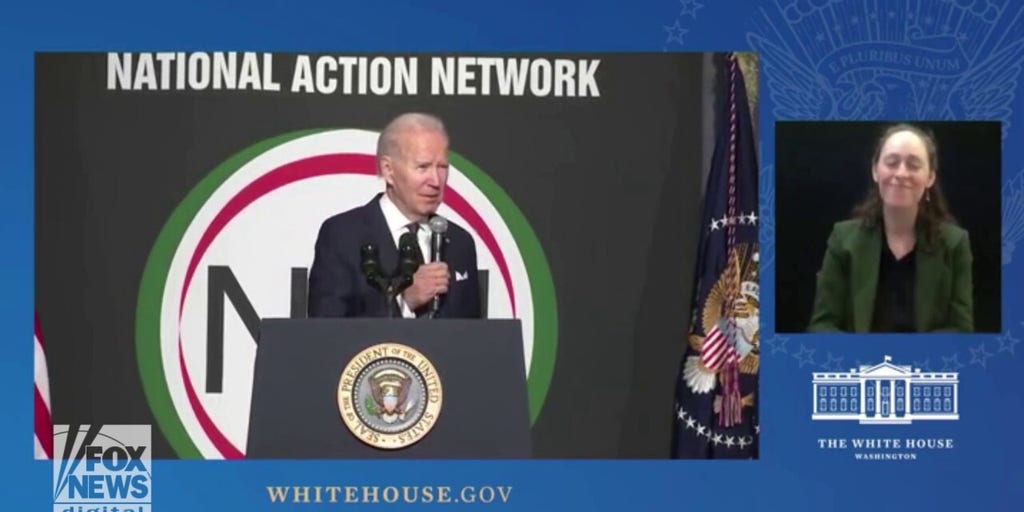 President Biden sings Arndrea Waters King Happy Birthday at National