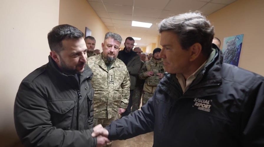 Bret Baier speaks with Zelenskyy in war-torn Ukraine