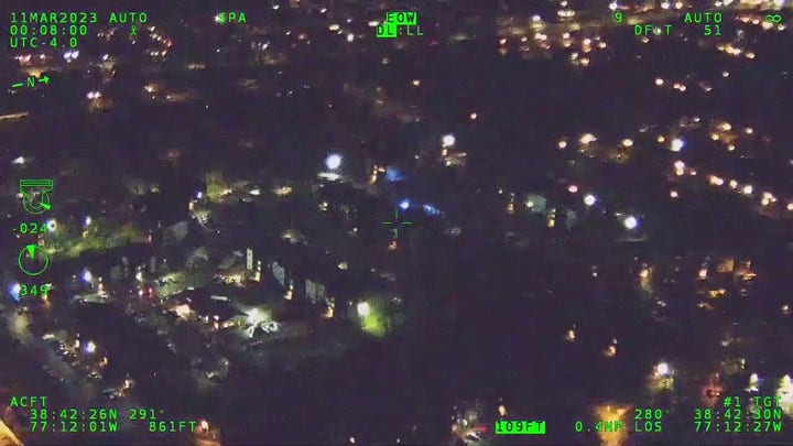 Virginia man arrested after shining laser at police helicopter