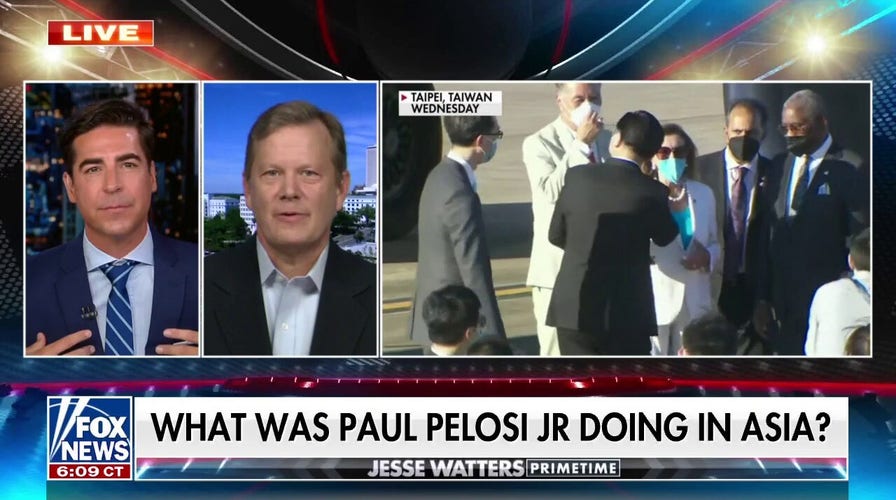 Why was Paul Pelosi Jr. in Asia?