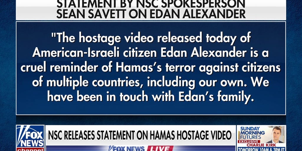 White House responds to Hamas hostage video: ‘Cruel reminder’