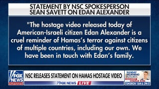 White House responds to Hamas hostage video: ‘Cruel reminder’ - Fox News