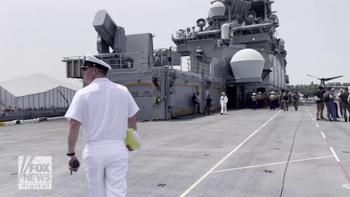 Amphibious warship USS Wasp is like a whole family, US Navy sailors say