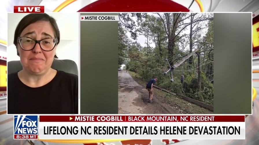 Residente de toda la vida Carolina del Carolina detalla la devastación causada por Helene: "Necesitamos tanta ayuda".