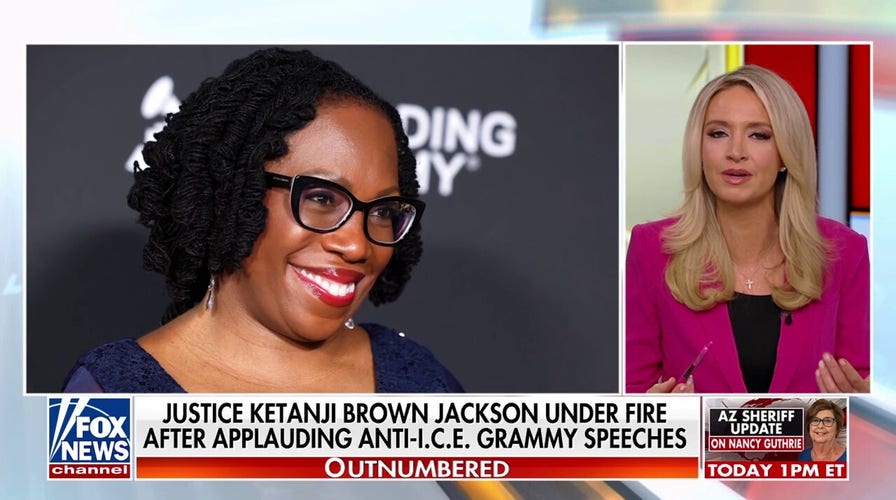 Justice Ketanji Brown faces backlash for applauding anti-ICE rhetoric astatine  the Grammys
