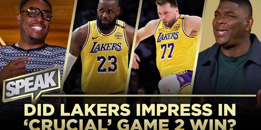 Did the Lakers impress in their 'crucial' Game 2 win over the Timberwolves? | SPEAK