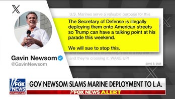 Newsom rips Hegseth over Marine deployment to LA riots, vows to file lawsuit