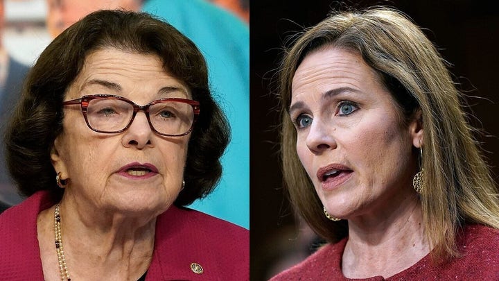 Amy Coney Barrett answers Sen. Feinstein on abortion and Supreme Court: 'I'll follow the law'