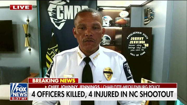 Charlotte Police chief on officers killed in shootout: 'Most horrific thing I've seen in my career'