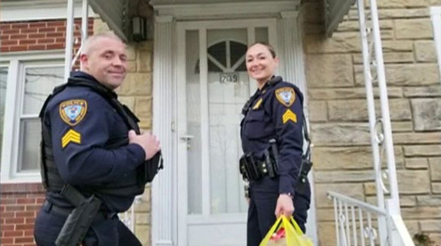 New Jersey police department delivers groceries to seniors during outbreak