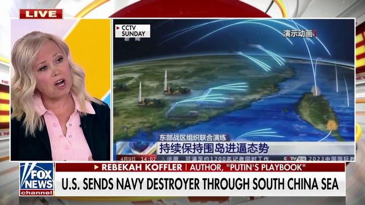 US challenges China by sending Navy destroyer through South China Sea