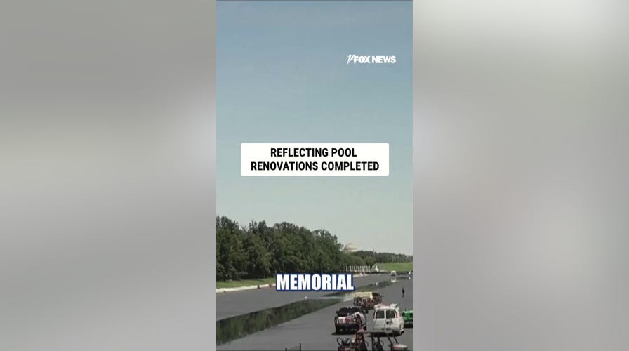 Renovations to Lincoln Memorial Reflecting Pool completed